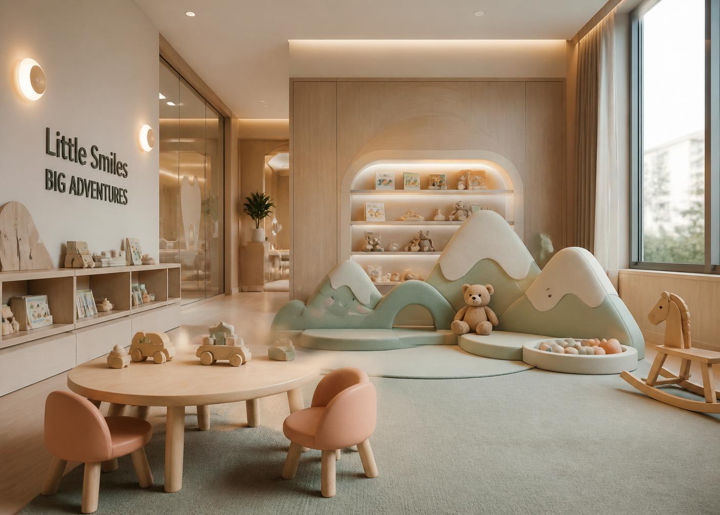 Kids play and reading area