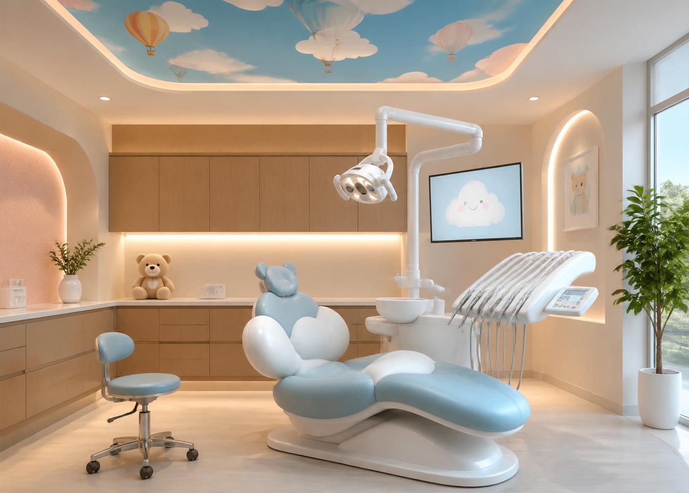 Child-friendly treatment room